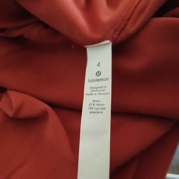 🧡🔥🍊 LULULEMON Cayenne Align Pant 25" Sz 4 🧡 - Picture 5 of 6